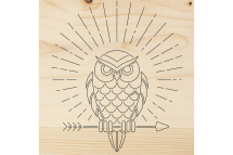 Доска REXANT для выжигания 1 шт. сова