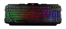 Клавиатура SmartBuy Rush Warrior 308, USB, Rainbow, мембран.,104кл., AntiGhost, черный