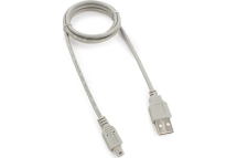 Кабель Cablexpert MiniUSB 0.9м серый