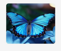 Коврик для мыши Perfeo "Бабочка", Рис.8 (240*200*2 мм) ткань+резиновое основание