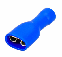 Клемма плоская REXANT, полностью изолированная гнездо - 7.4 мм, 1.5-2.5 мм², в упак. 10 шт.