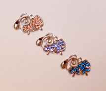 Подвеска со стразами Барашек