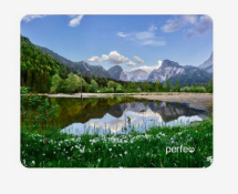 Коврик для мыши Perfeo "Природа", Рис.2 (240*200*2 мм) ткань+резиновое основание