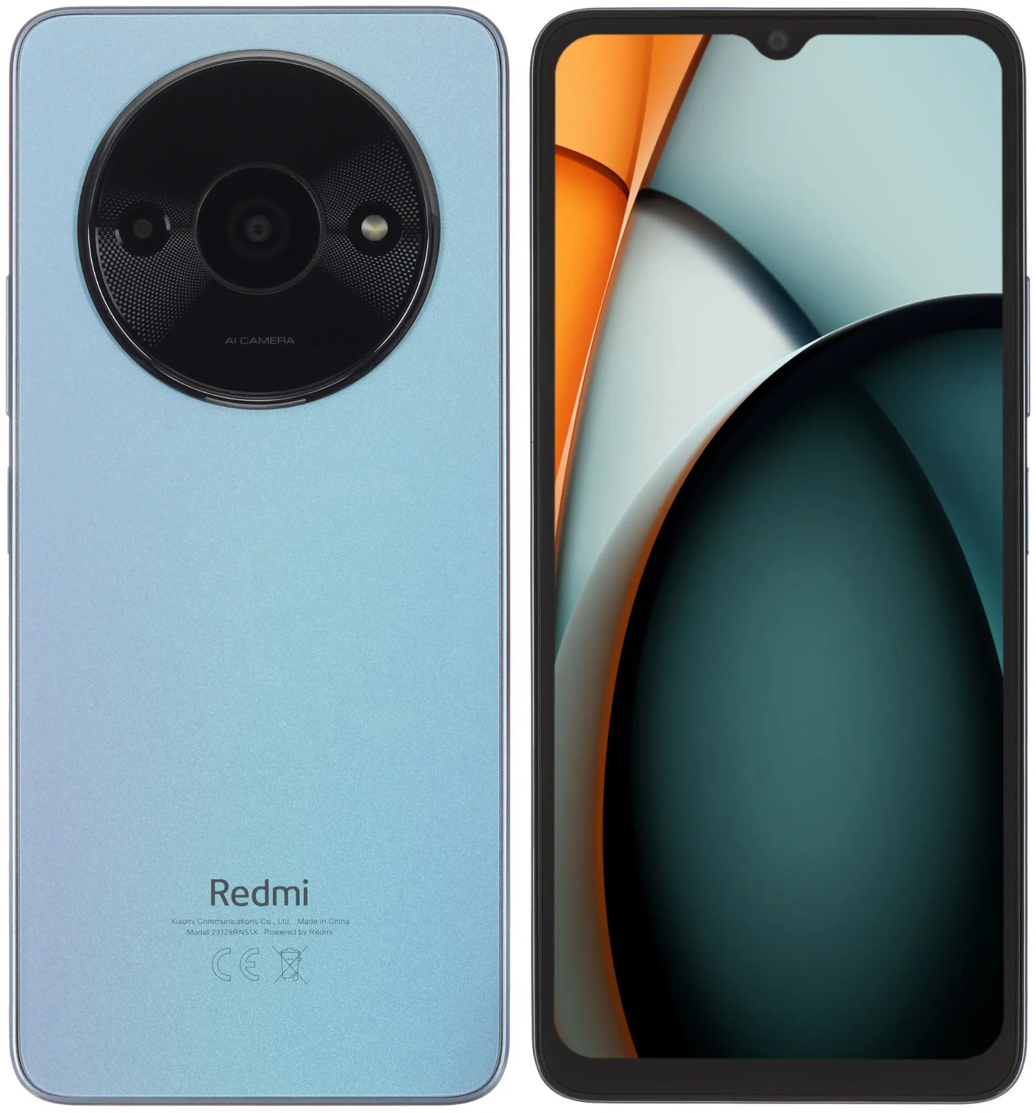 Телефон Xiaomi Redmi A3 (64Gb 3Gb) голубой