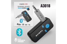 Bluetooth адаптер CARLIVE BT-X6, AUX 3.5мм, черный