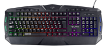 Клавиатура Qumo Antares K60, Rainbow, мембран.,104+10кл., 6 AntiGhost, черный