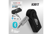 Bluetooth адаптер Carlive BT350, AUX 3.5мм, черный