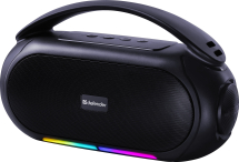 Колонка DEFENDER Beatbox 12 12Вт, BT/FM/USB/MIC/SD/RGB черный