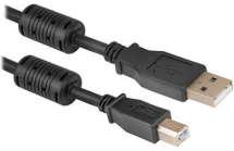 Кабель USB - USB 2.0 (AM-BM) 1.8м DEFENDER с фильтром, черный (87430)