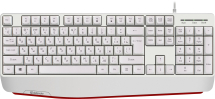 Клавиатура DEFENDER Atom HB-546 RU, USB, мембран.,104кл., белый