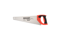 Пила REXANT ручная по дереву, 450 мм, прорезин. рукоятка, 7-8TPI, закал.зуб