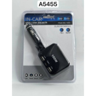 Разветвитель прикуривателя Olesson 1655, 1 выход+2USB+Type-C, 12V/24V, 100W, черный (A5455) Разветвитель прикуривателя Olesson 1655, 1 выход+2USB+Type-C, 12V/24V, 100W, черный (A5455)