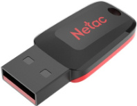 Накопитель USB 64Gb Netac U197 mini Black/Red