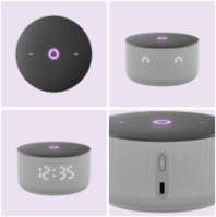 Умная колонка Яндекс Станция мини 3 на YaGPT серый