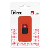 Накопитель USB 8Gb Mirex Arton Red короткая
