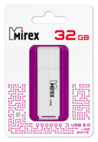 Накопитель USB 32Gb Mirex Line White Накопитель USB 32Gb Mirex Line White