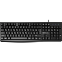 Клавиатура DEFENDER Navigator HB-138 RU, USB, мембран.,104кл., черный