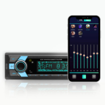 Автомагнитола 1Din 5586 (2USB/microSD/AUX/ISO/FM/Bluetooth/ПДУ) черный