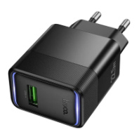 СЗУ Hoco CS111A, 1USB, QC3.0, 22.5W, 3А, черный СЗУ Hoco CS111A, 1USB, QC3.0, 22.5W, 3А, черный