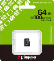 Карта памяти micro SD 64Gb Kingston class 10 Canvas Gen3 V10 без адаптерa