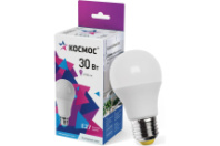 Лампа cветодиодная КОСМОС "Basic" А70 30Вт Е27 220v 6500K (Холодный белый, аналог 250 вт; 2700 лм)