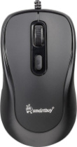 Мышь SmartBuy 353, USB, пров.,опт.,4кн., 800-2400dpi, черный