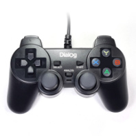 Геймпад Dialog Action GP-A12, USB, вибрация, 12кн., черный