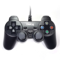 Геймпад Dialog Action GP-A12, USB, вибрация, 12кн., черный