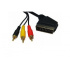 Кабель SCART - 3RCA (шт/шт) 1.5м Selenga черный Кабель SCART - 3RCA (шт/шт) 1.5м Selenga черный