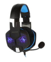 Гарнитура полноразмерная SmartBuy RUSH TAIPAN, игровая, 2.5м, USB 7.1, черный/синий