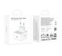 СЗУ Hoco C161A , 1Type-C, PD40W, белый