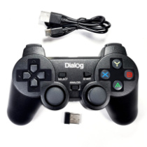 Геймпад Dialog Action GP-A12RFR, USB, беспр.,2.4G, вибрация, 12кн., черный
