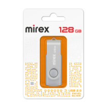 Накопитель USB 128Gb Mirex Swivel Silver