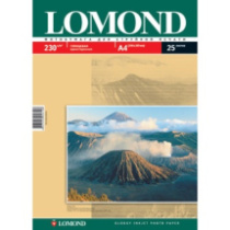 Бумага Lomond глянцевая А4, 230 г/м2 25л  0102049