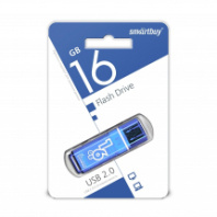 Накопитель USB 16Gb SmartBuy Glossy Blue Накопитель USB 16Gb SmartBuy Glossy Blue