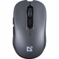 Мышь DEFENDER Gassa MM-105, беспр.,опт.,6кн., 800-1600dpi, бесшумная, серый