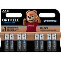 Батарейка Opticell Turbo Max LR6 (AA) BL8 8/96