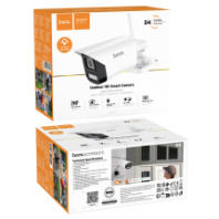 Видеокамера IP Hoco D4 Wi-Fi 2mp белая/пластик/внешняя/128Gb