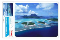 Коврик для мыши BURO пластиковый, Бора-Бора (BU-M10025)