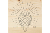 Доска REXANT для выжигания 1 шт. сова