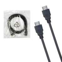 Кабель HDMI - HDMI 1.5м без фильтров черный