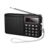 Радиоприёмник Hoco HI50 (FM+USB+microSD+AUX+Фонарик) черный