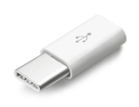 Переходник Type-C - MicroUSB (шт/гн) белый