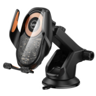 Автодержатель Hoco HW34, на торпедо, беспроводная зарядка, автозажим, 4.5-7", черный Автодержатель Hoco HW34, на торпедо, беспроводная зарядка, автозажим, 4.5-7", черный