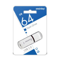 Накопитель USB 64Gb SmartBuy Paean White