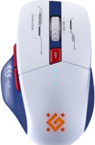 Мышь DEFENDER Tisa GM-126, LED, игров.,беспр.,опт.,7кн., 1600dpi, белый/синий Мышь DEFENDER Tisa GM-126, LED, игров.,беспр.,опт.,7кн., 1600dpi, белый/синий