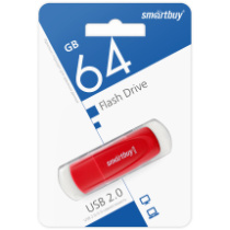 Накопитель USB 64Gb SmartBuy Scout Red
