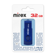 Накопитель USB 32Gb Mirex Swivel Deep Blue Накопитель USB 32Gb Mirex Swivel Deep Blue