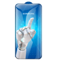 Защитное стекло Borofone Full screen Diamond armor HD iPhone 17/16 Pro Black 