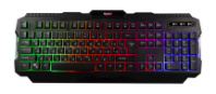 Клавиатура SmartBuy Rush Warrior 308, USB, Rainbow, мембран.,104кл., AntiGhost, черный